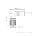 Custom GX16 Aviation Socket Connector Plug power Cable